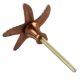 Copper Starfish Metal Knobs 